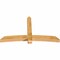 Ekena Millwork Bellingham Rough Sawn Timber Gable Bracket, Western Red Cedar, 84"W x 49"H x 6"D x 6"F, 14/12 Pitch GBW084X49X0606BEL00RWR - alternate 4